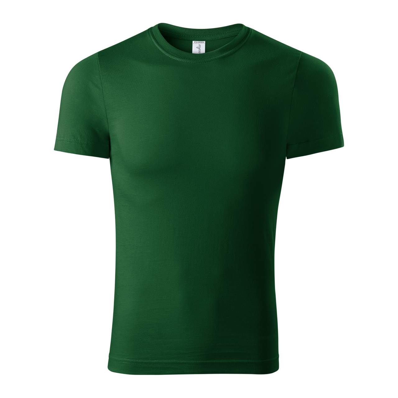 Tričko unisex Piccolio Peak - tmavě zelené, 4XL