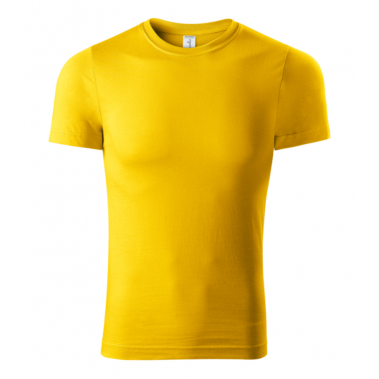Tričko unisex Piccolio Peak - žluté, XL
