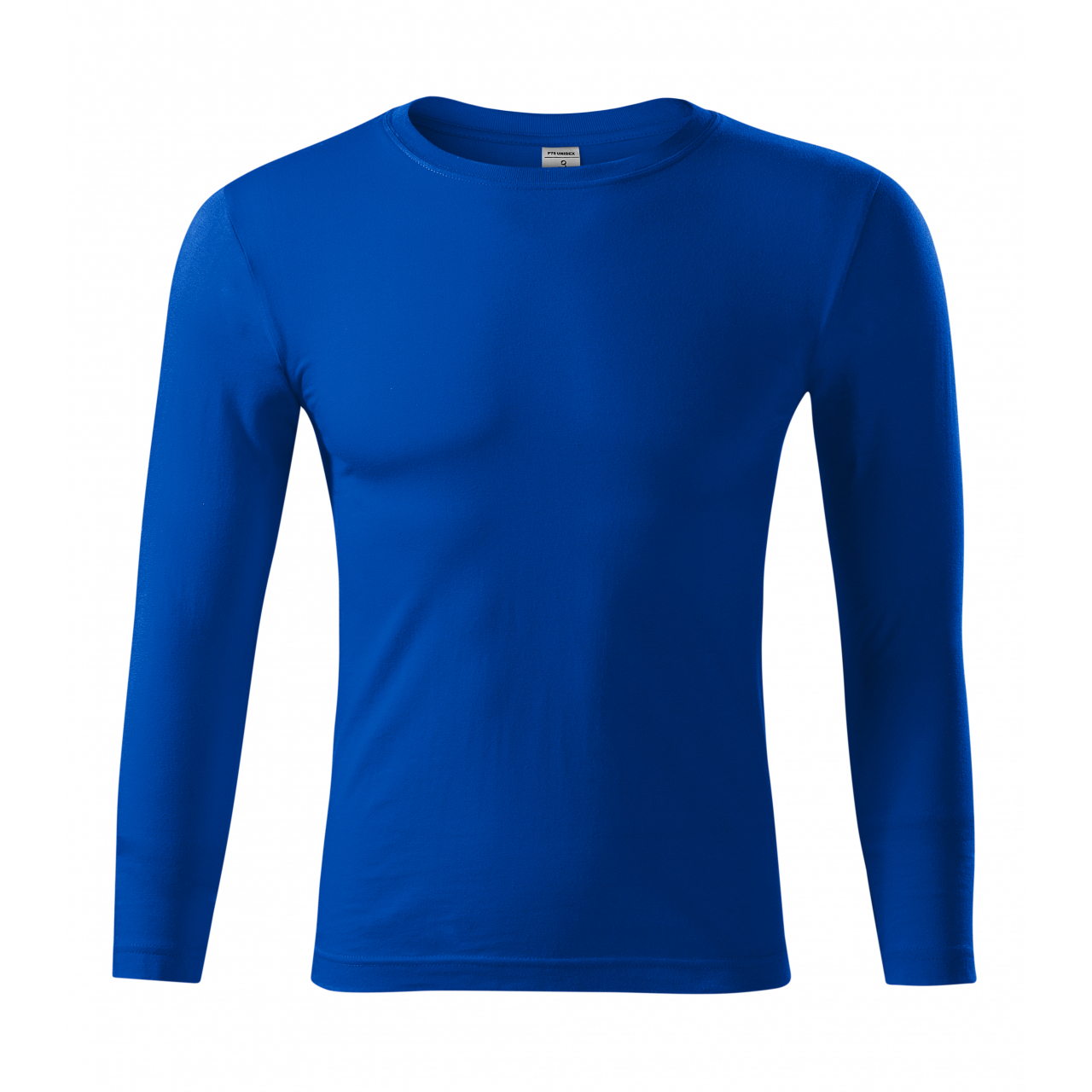 Tričko unisex Piccolio Progress LS - modré, XL