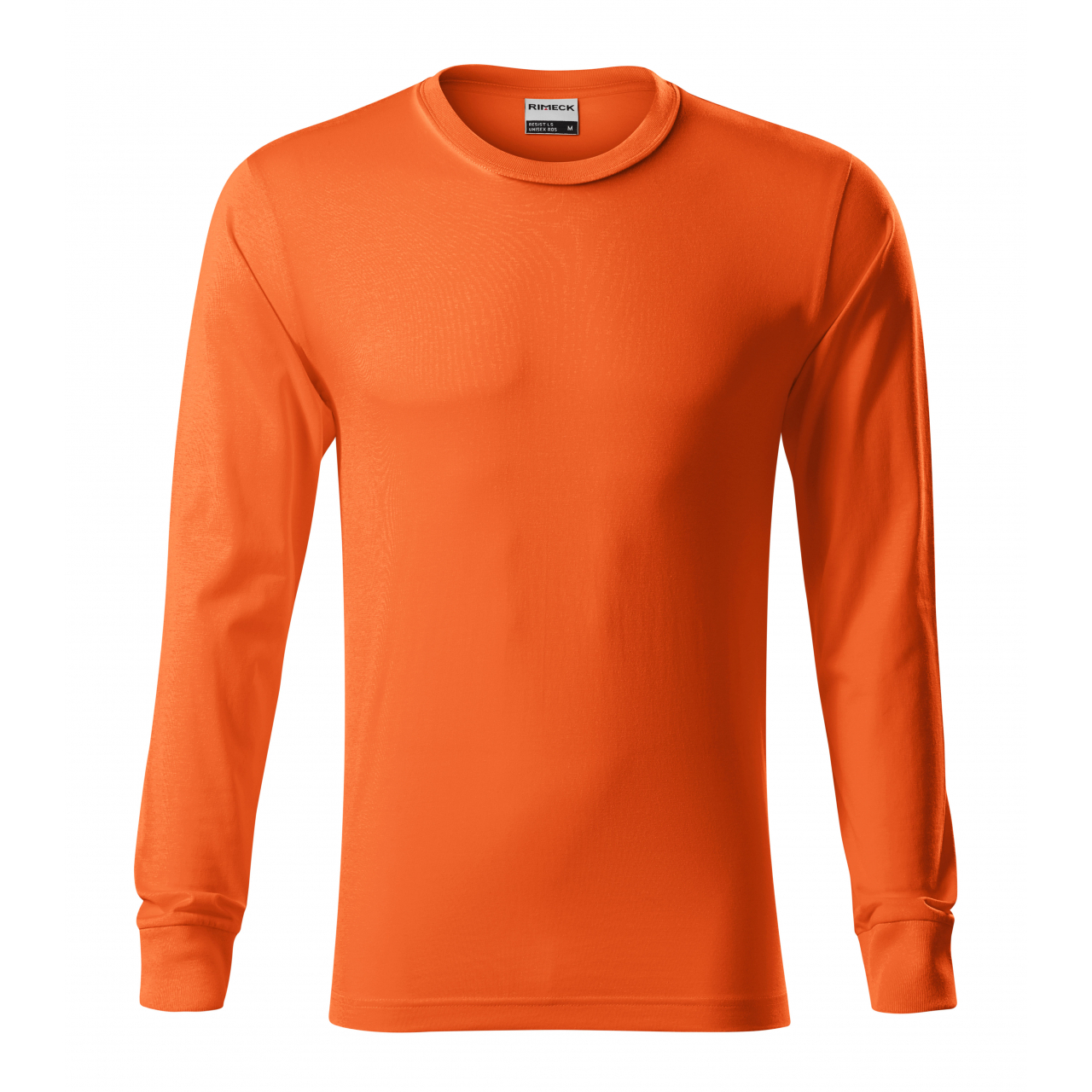 Tričko unisex Rimeck Ressist LS - oranžové, XL