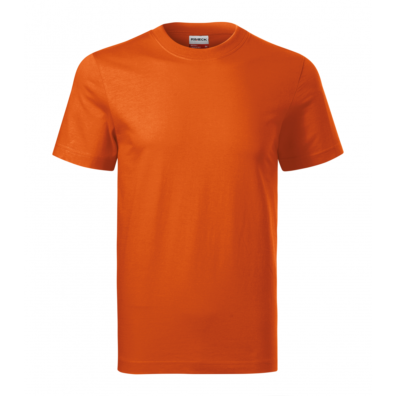 Tričko unisex Rimeck Recall - oranžové, L