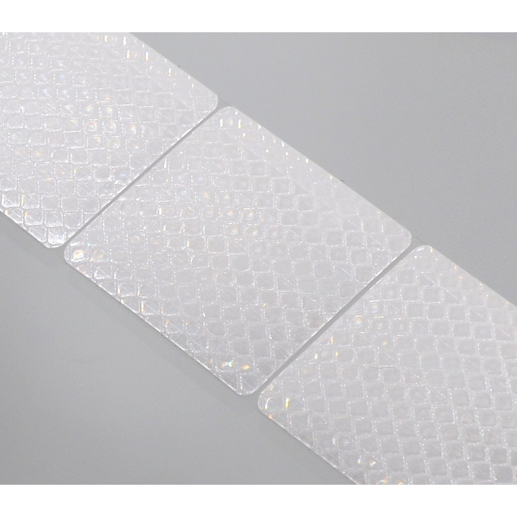 Samolepící páska reflexní dělená 5cm x 1m - bílá