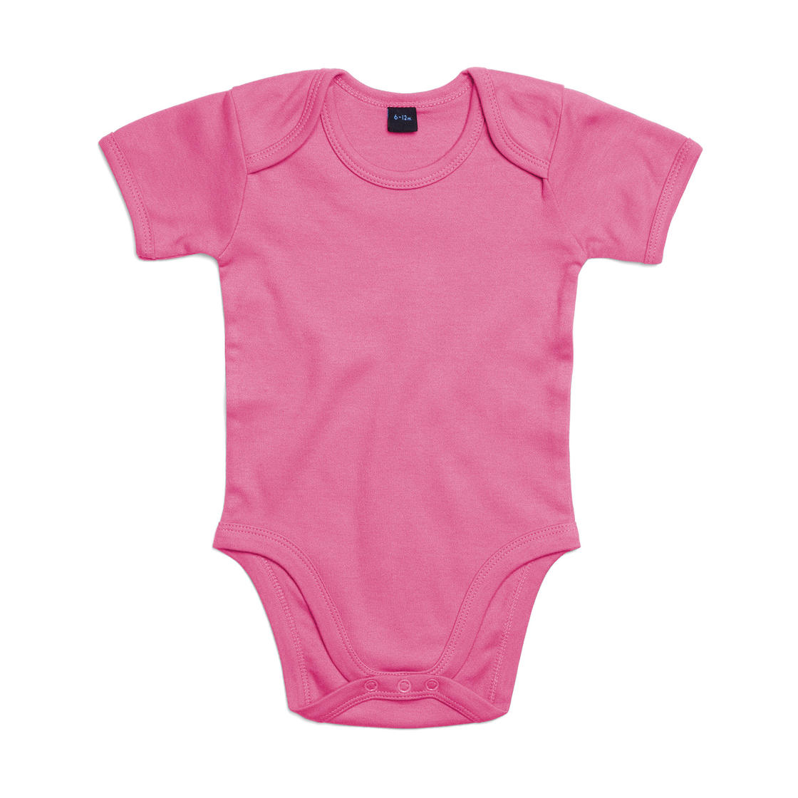 Dětské body Babybugz Organic Baby Short - růžové, 12-18 měsíců