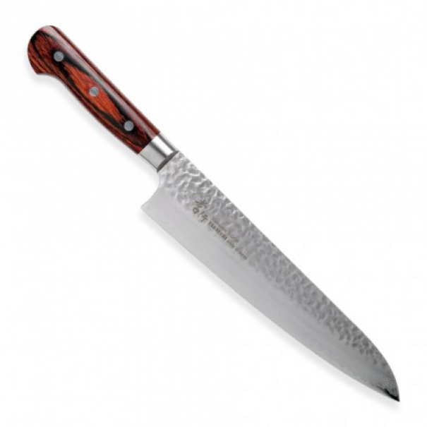 Nůž kuchyňský Sakai Aoki Hamono 33 VG10 Gyuto Petty 240 mm - stříbrný-hnědý