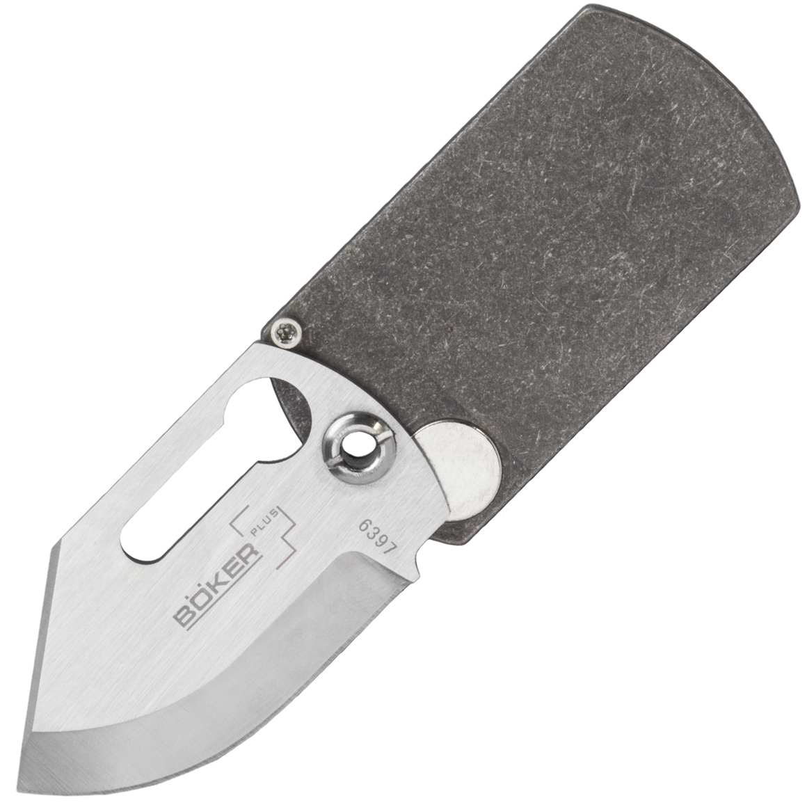 Nůž zavírací Böker Dog Tags Knife - šedý-stříbrný (18+)