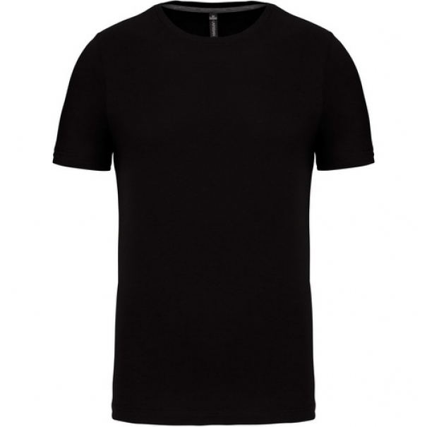 Pánské tričko Kariban krátký rukáv - černé, L