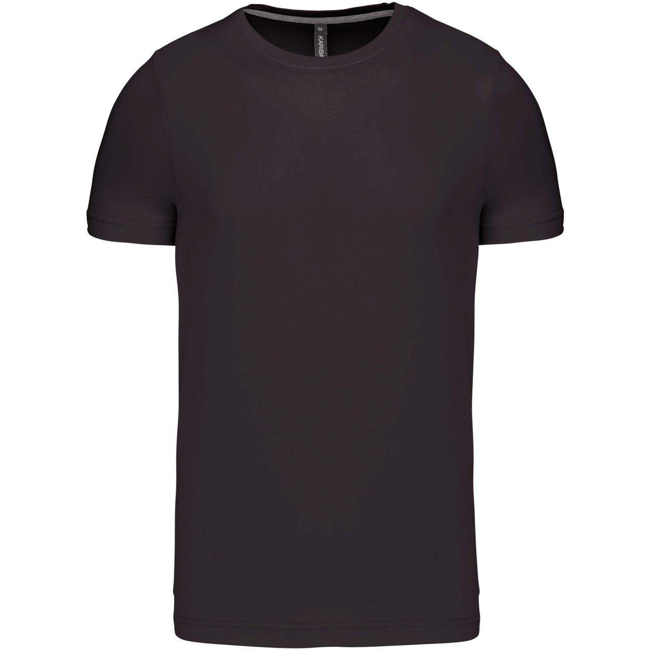 Pánské tričko Kariban krátký rukáv - tmavě šedé, 3XL