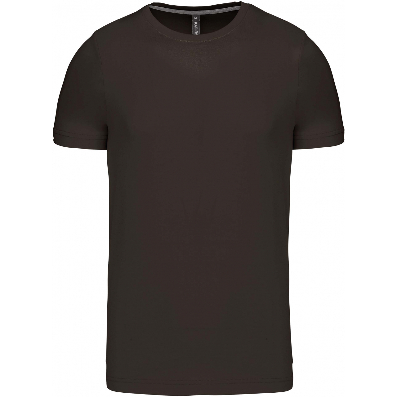 Pánské tričko Kariban krátký rukáv - tmavé khaki, XL