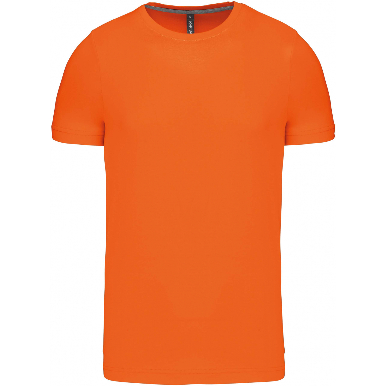 Pánské tričko Kariban krátký rukáv - oranžové, XL