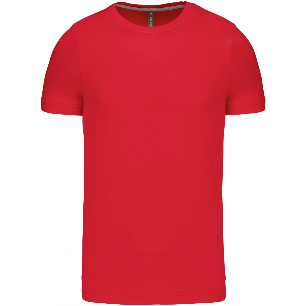 Pánské tričko Kariban krátký rukáv - červené, S