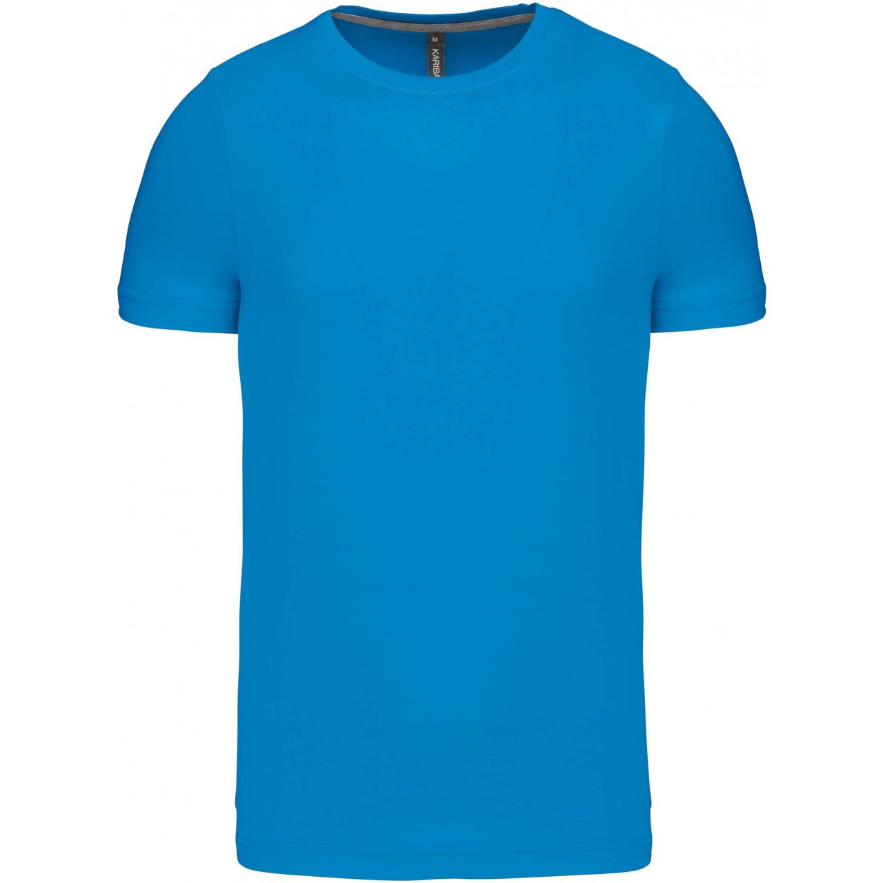 Pánské tričko Kariban krátký rukáv - středně modré, L