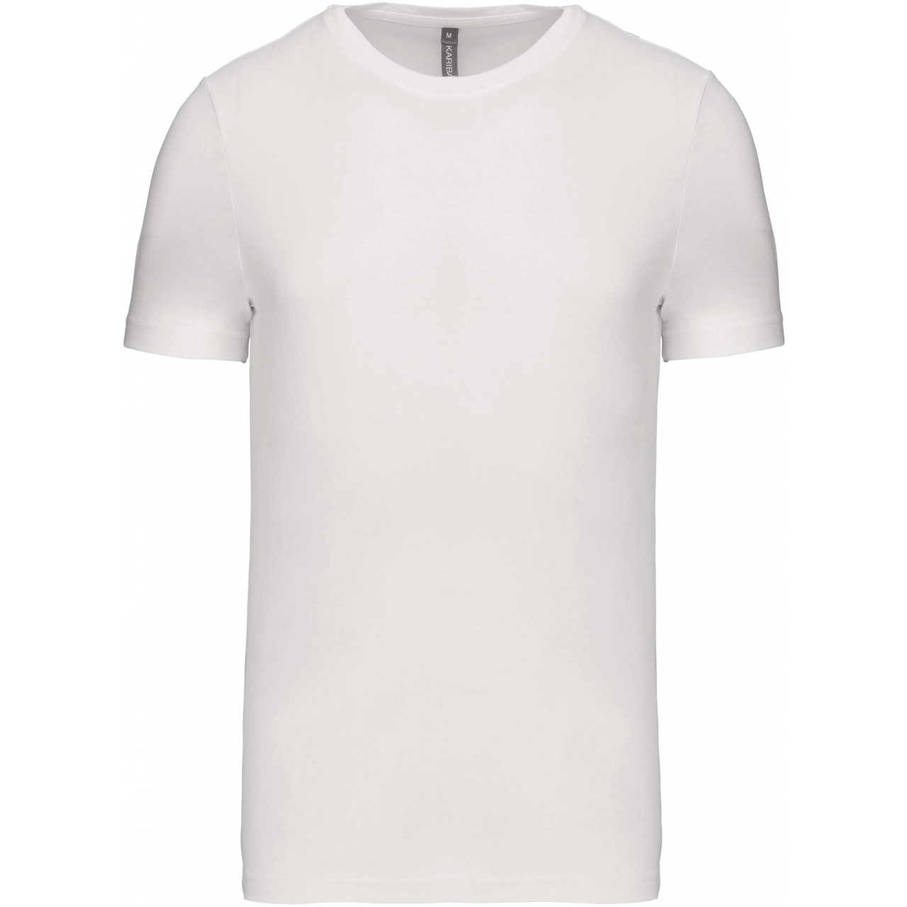 Pánské tričko Kariban krátký rukáv - bílé, 3XL