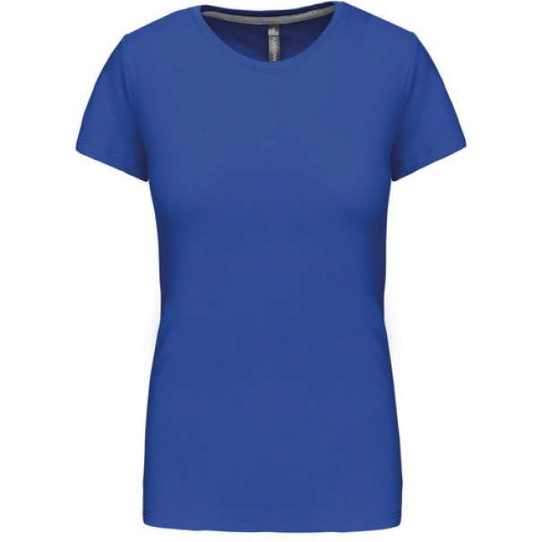 Dámské tričko Kariban s krátkým rukávem - modré, 3XL