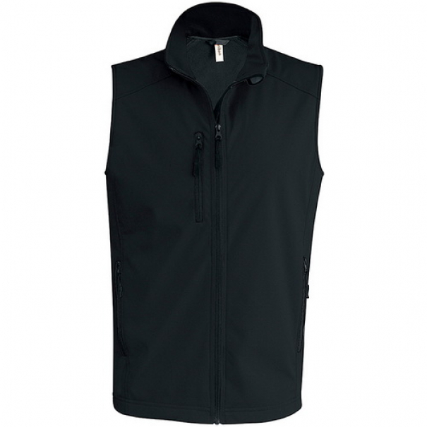 Pánská softshellová vesta Kariban - černá, 4XL