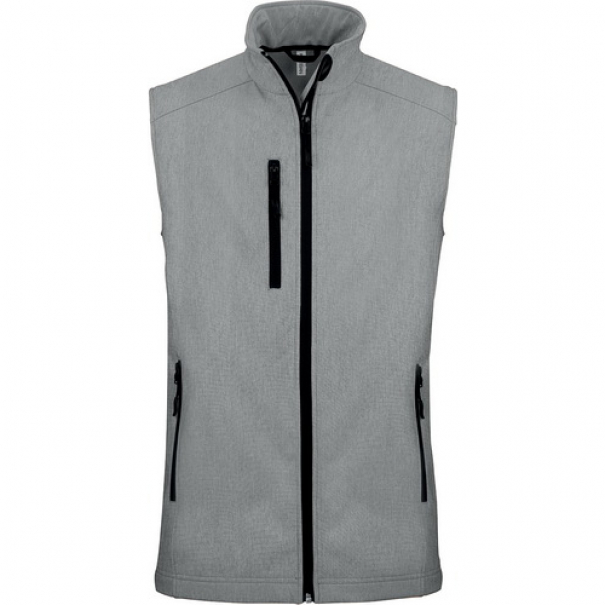 Pánská softshellová vesta Kariban - šedá, XL