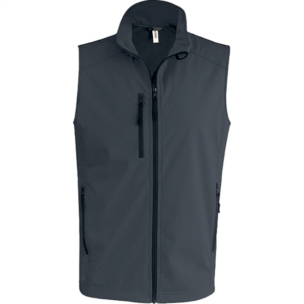 Pánská softshellová vesta Kariban - tmavě šedá, XL
