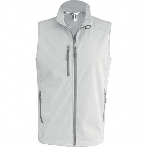 Pánská softshellová vesta Kariban - bílá, XL