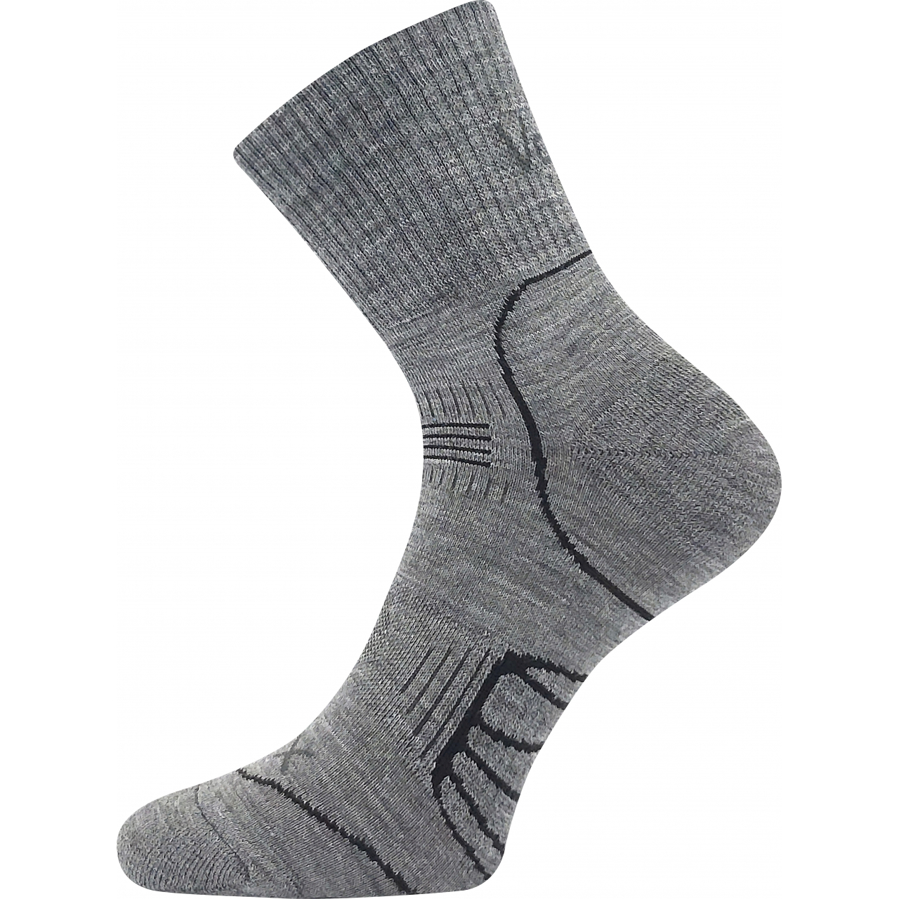 Ponožky cyklistické Voxx Falco - šedé, 35-38