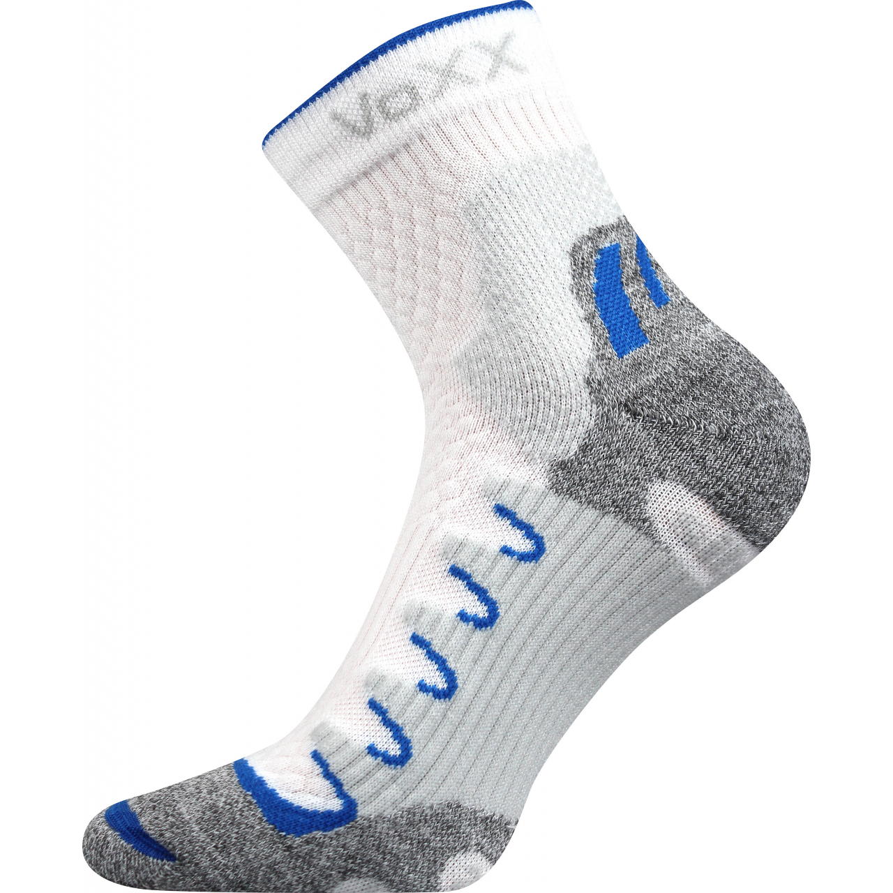 Ponožky snížené sportovní Voxx Synergy silproX - bílé-šedé, 43-46