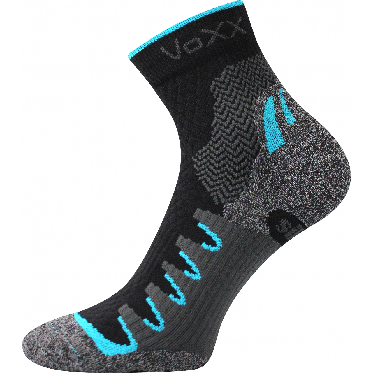 Ponožky snížené sportovní Voxx Synergy silproX - černé-modré, 35-38