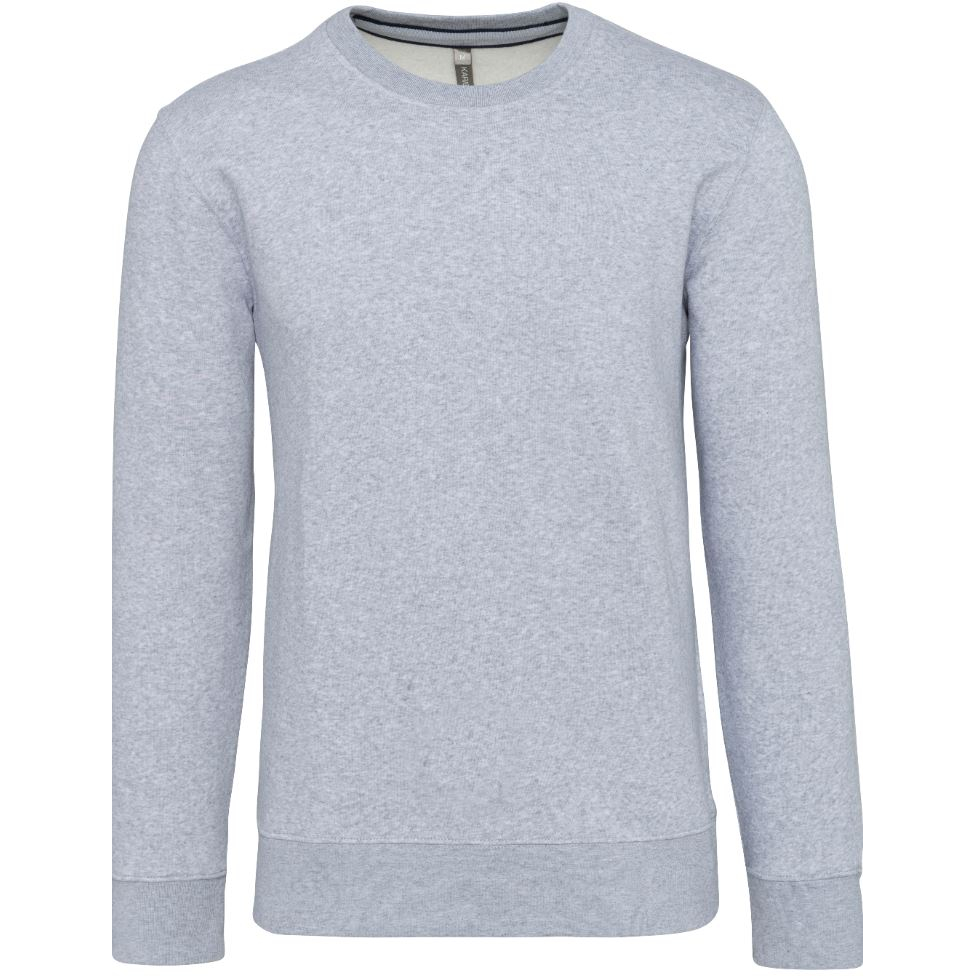 Mikina unisex Kariban Crew neck sweatshirt - šedá, XL