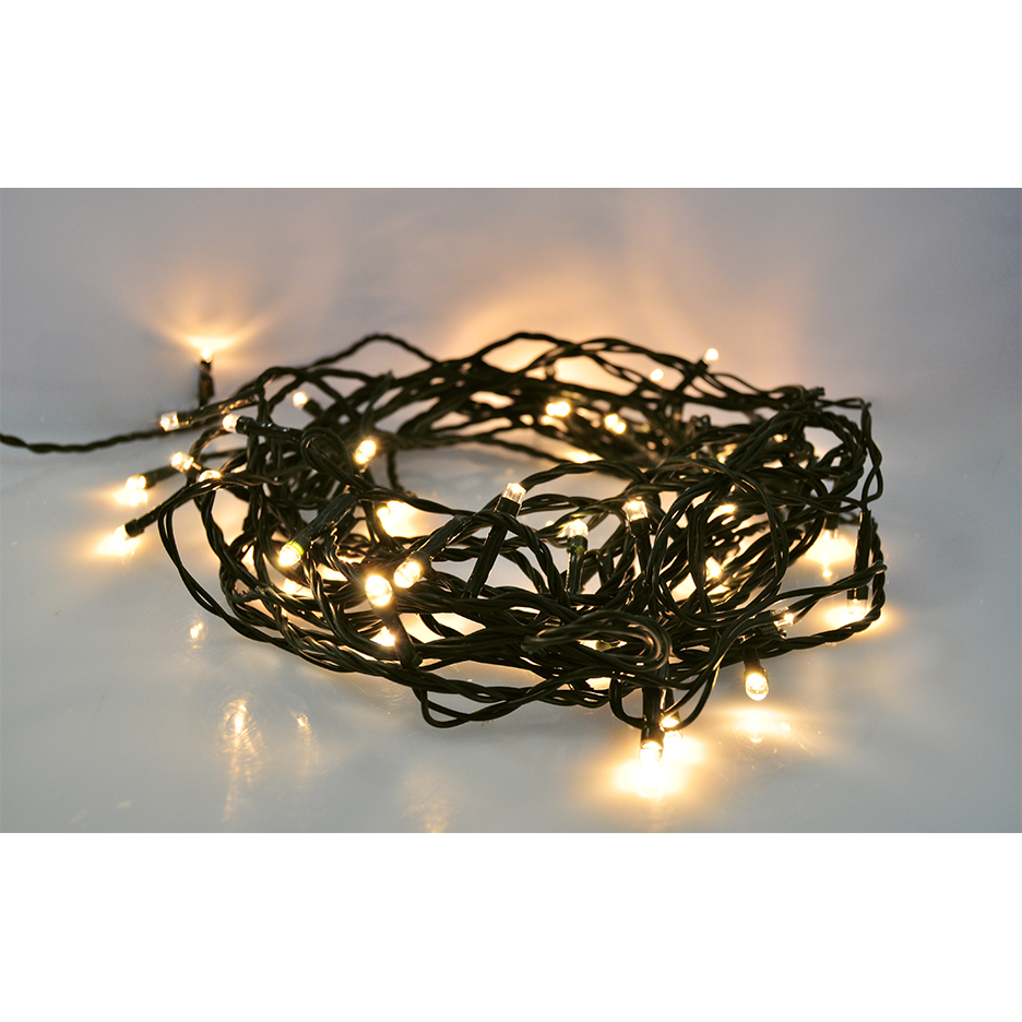 Venkovní vánoční řetěz Solight 300 LED 30 m - teplý bílý