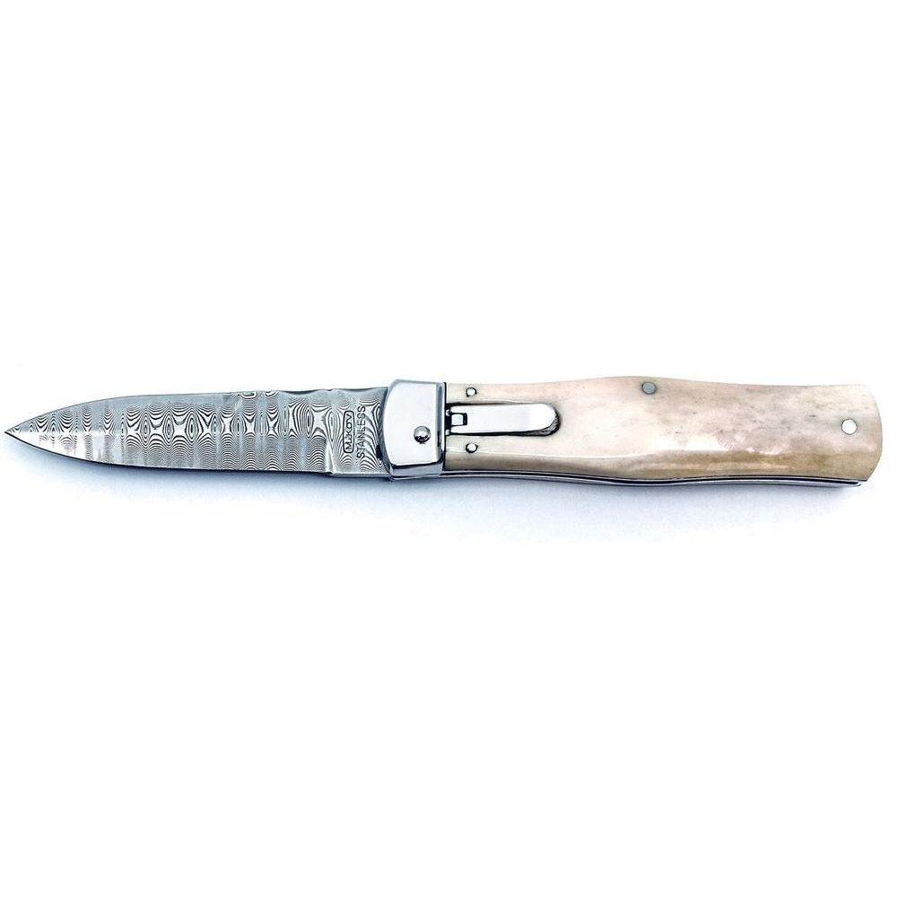 Nůž vyhazovací Mikov Predator 241-DKO-1/KP - bílý-stříbrný