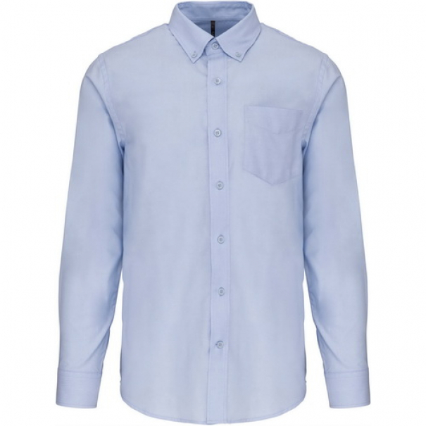 Pánská košile Kariban Pilotka oxford dlouhý rukáv - modrá