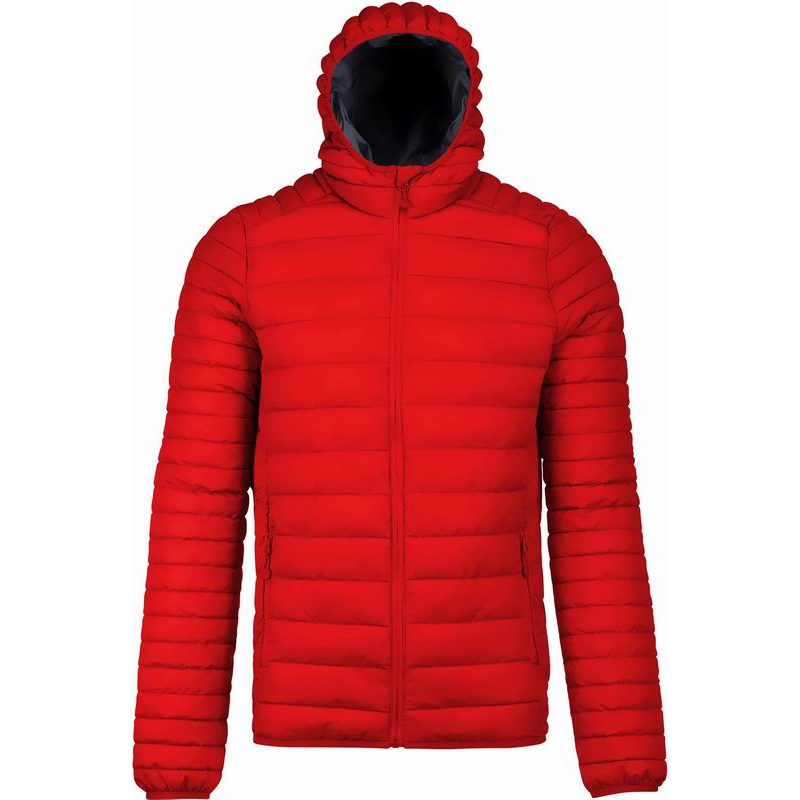 Pánská zimní bunda Kariban Down Jacket - červená, 3XL