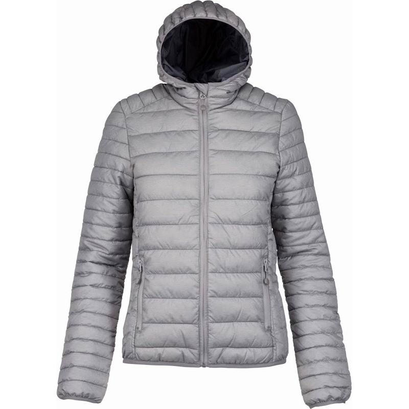 Dámská zimní bunda Kariban Down Jacket - šedá, XL