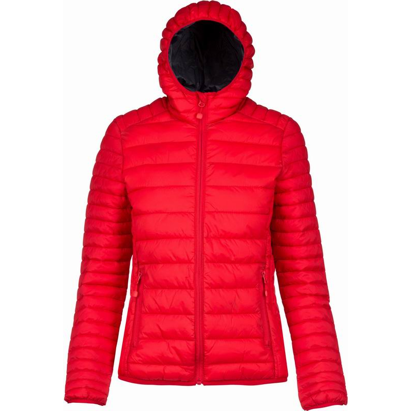 Dámská zimní bunda Kariban Down Jacket - červená, XXL