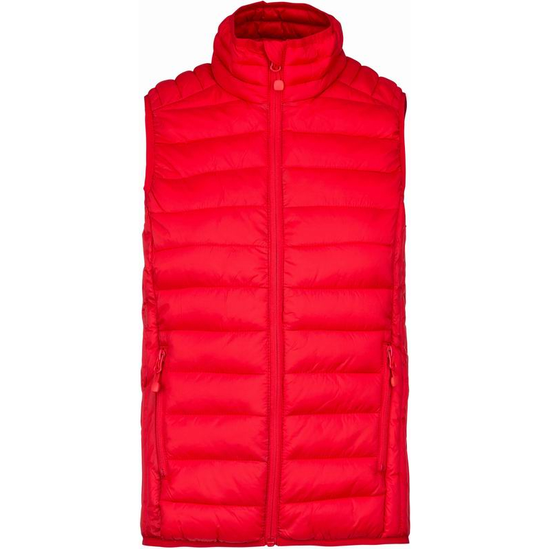 Pánská vesta Kariban zateplená - červená, XL