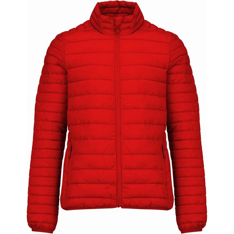 Pánská zimní bunda Kariban bez kapuce - červená, XL