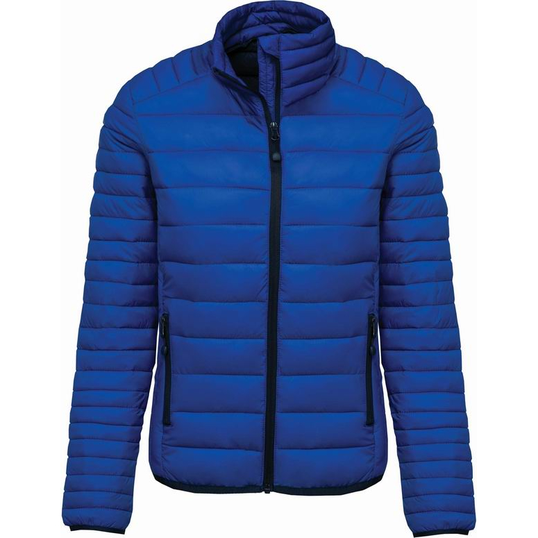 Dámská zimní bunda Kariban bez kapuce - modrá, XL