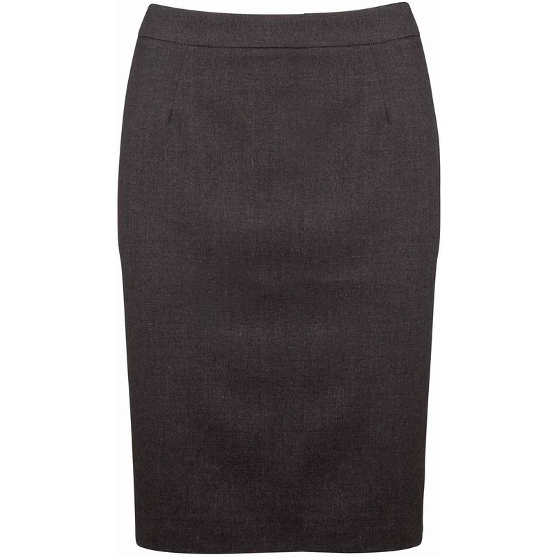Dámská úzká pouzdrová sukně Kariban - tmavě šedá, 38