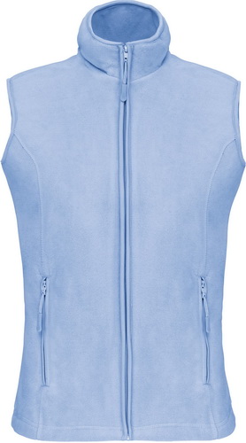 Dámská fleecová vesta Kariban MELODIE - světle modrá, XL