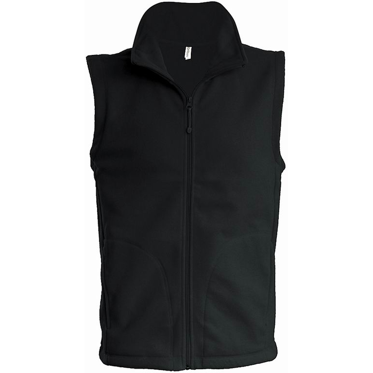 Pánská fleecová vesta Kariban LUCA - černá, XL