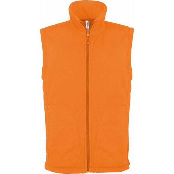 Pánská fleecová vesta Kariban LUCA - oranžová, L
