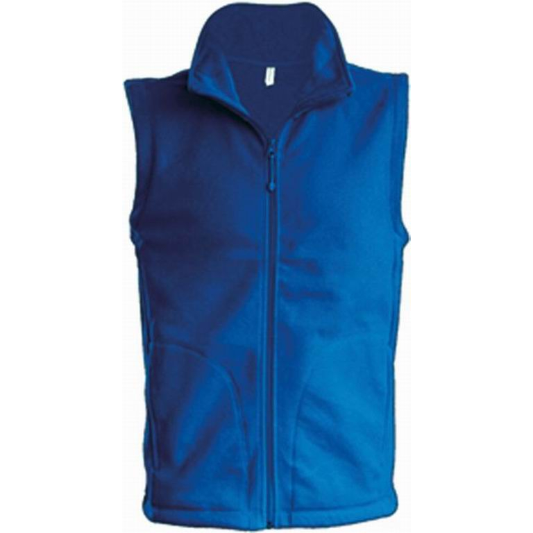 Pánská fleecová vesta Kariban LUCA - modrá, XL