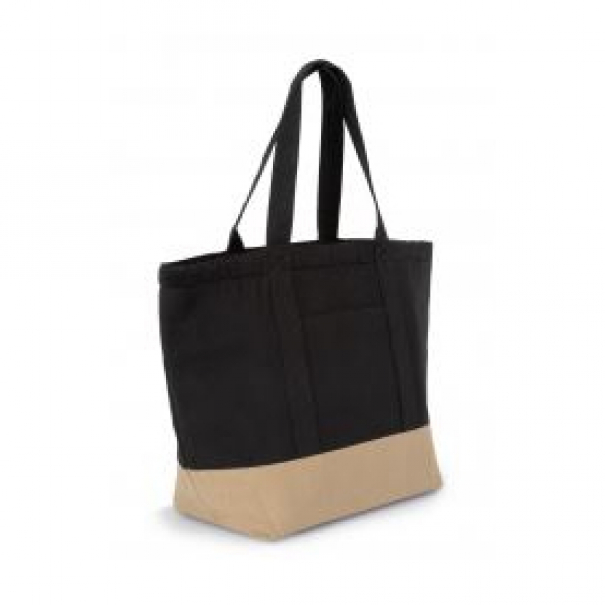Recyklovaná chladicí nákupní taška Kimood - černá