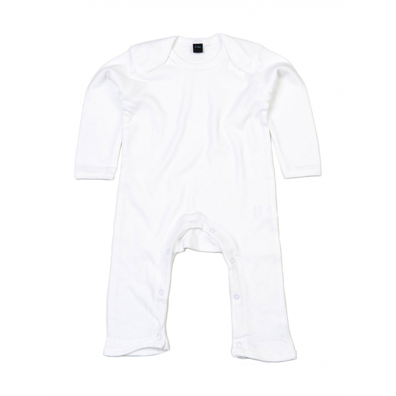 Dětské pyžamo Babybugz - bílé, 6-12 měsíců
