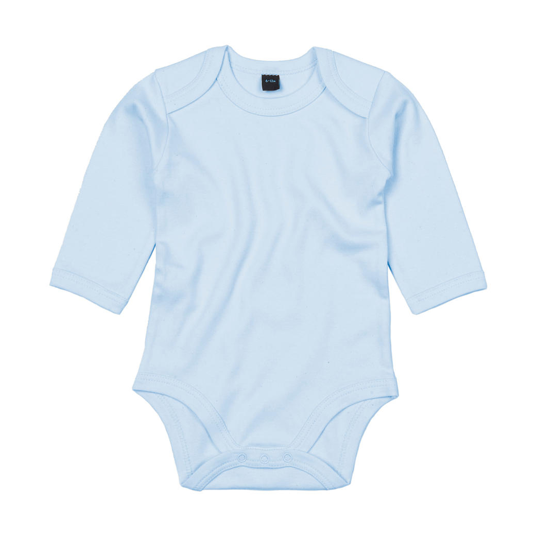 Dětské body Babybugz long Sleeve - modré, 6-12 měsíců