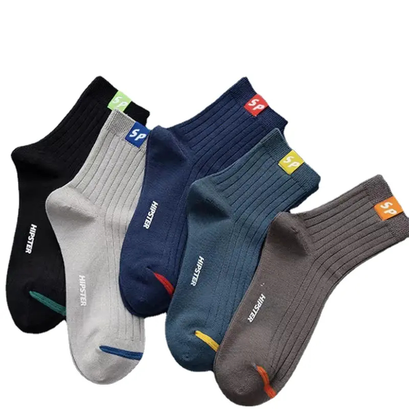 Ponožky vysoké Hipster 5 párů - barevné, 38-43