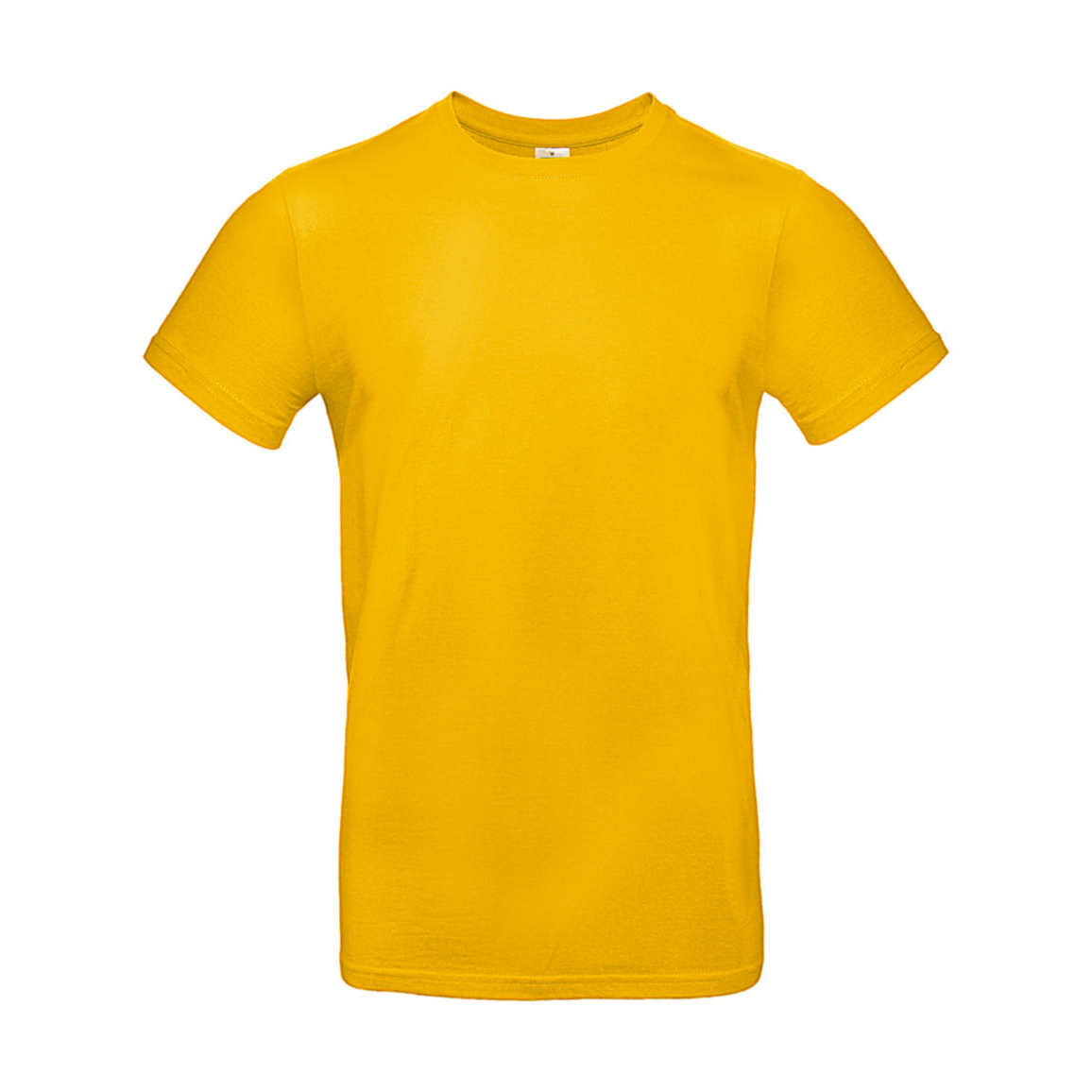 Triko pánské B&C E190 T-Shirt - tmavě žluté, L
