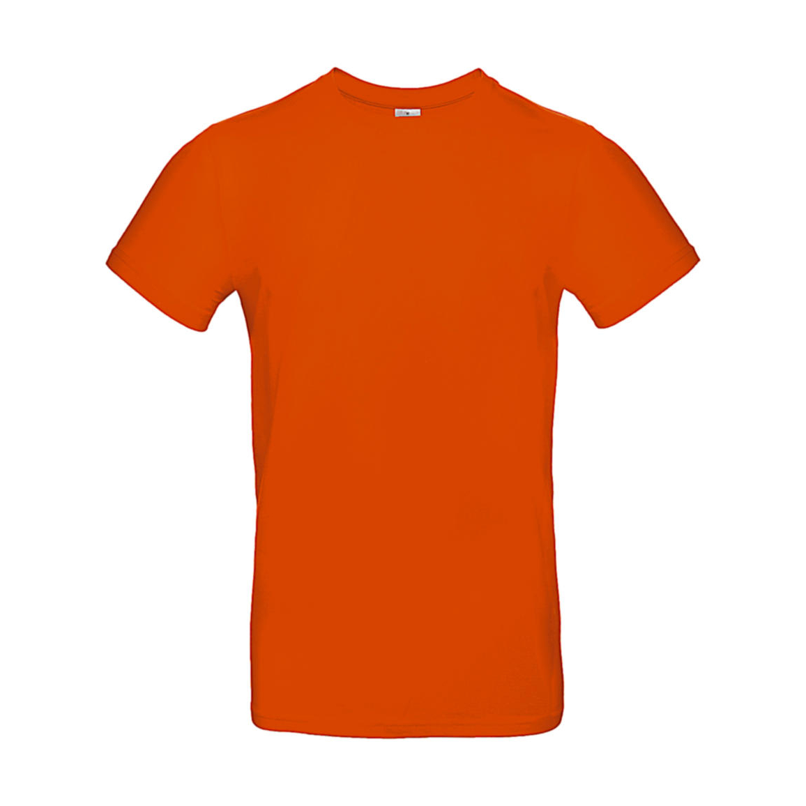 Triko pánské B&C E190 T-Shirt - oranžové, 3XL