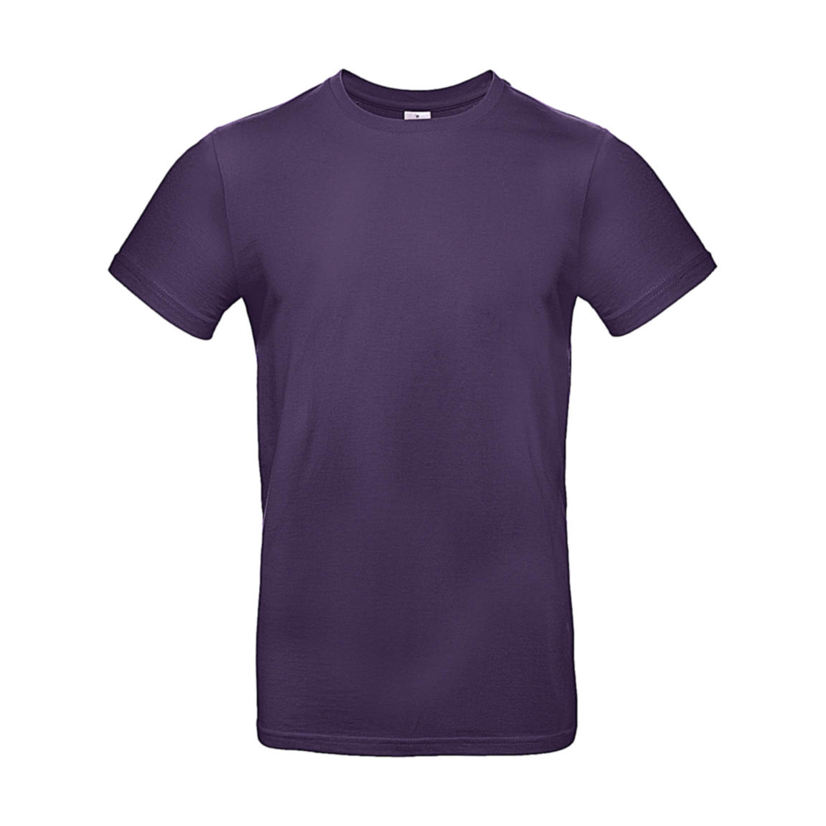 Triko pánské B&C E190 T-Shirt - středně fialové, 3XL