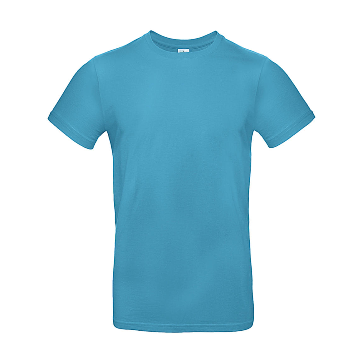 Triko pánské B&C E190 T-Shirt - azurové, L