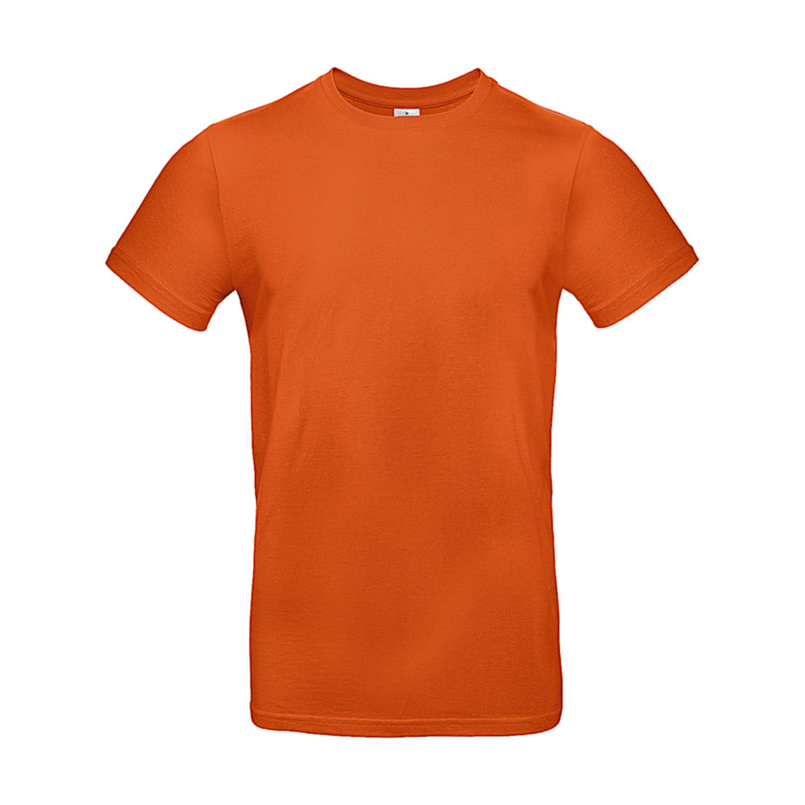 Triko pánské B&C E190 T-Shirt - středně oranžové, XL