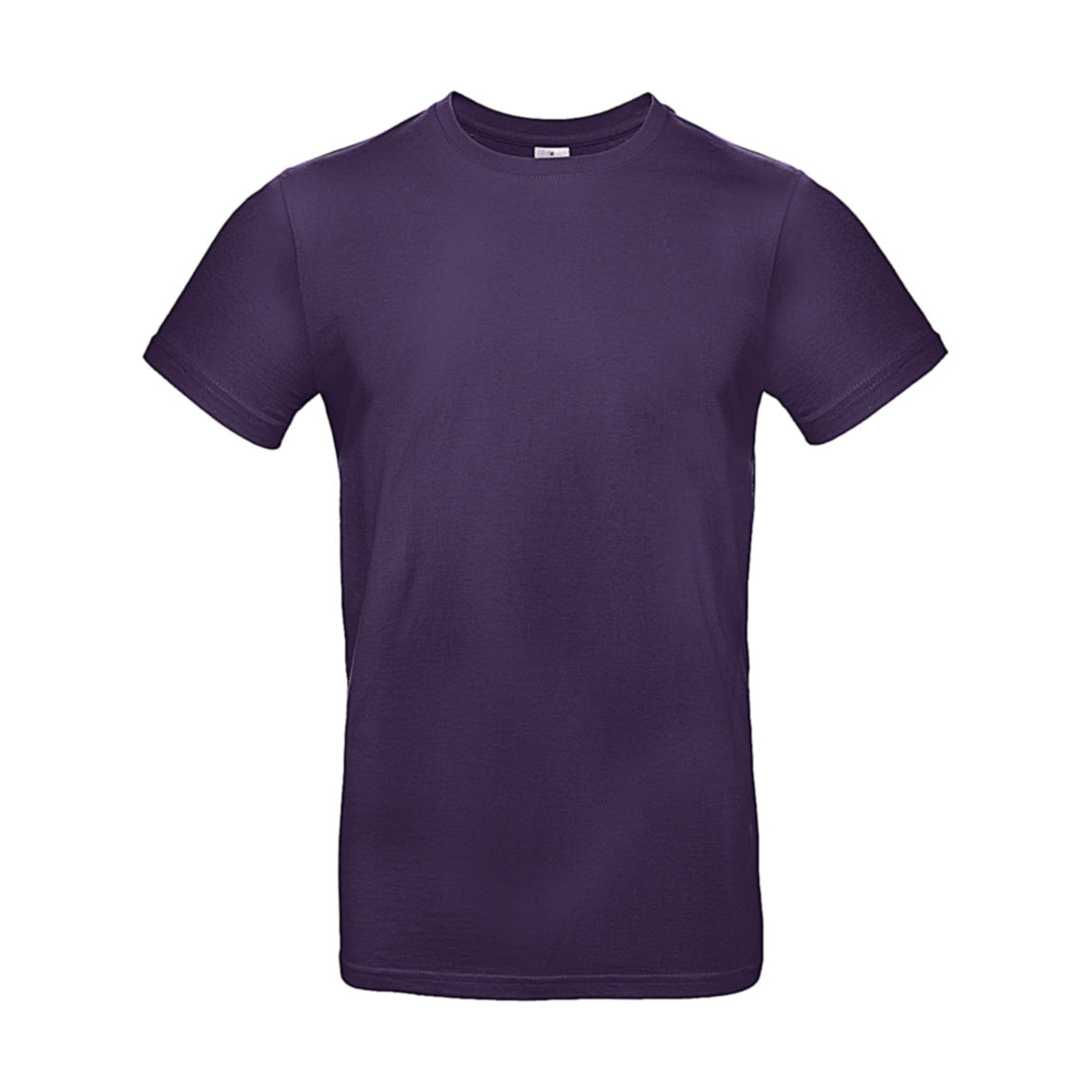 Triko pánské B&C E190 T-Shirt - tmavě fialové, L