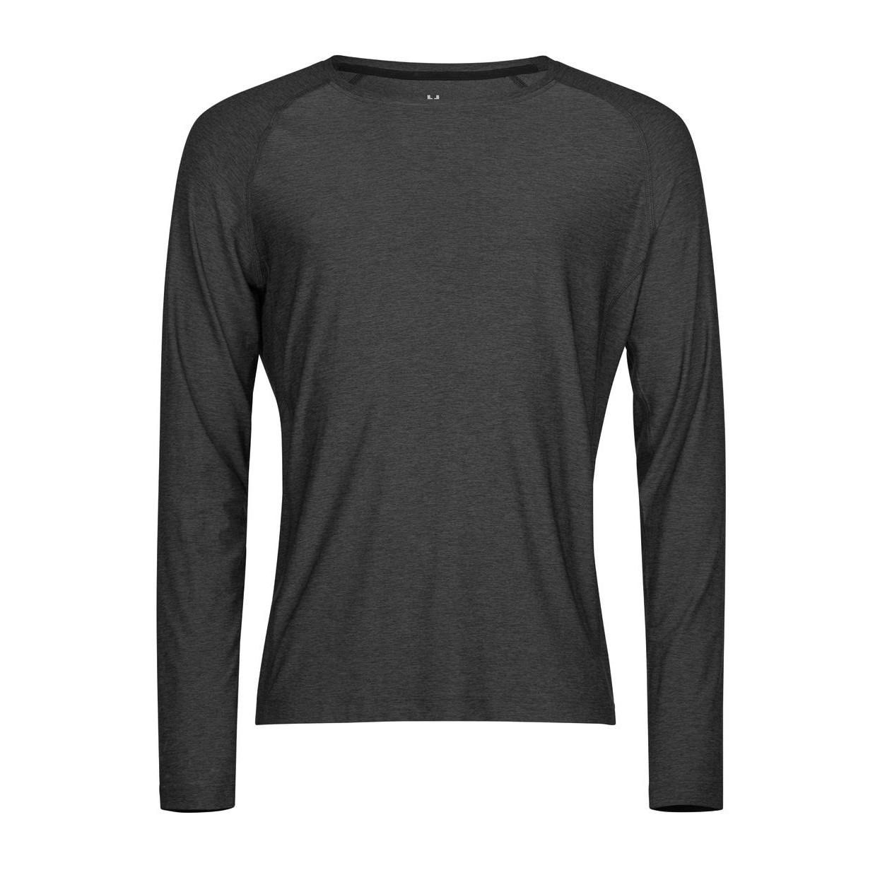 Triko pánské Stedman Tee Jays CoolDry tričko s dlouhými rukávy - tmavě šedé, 3XL